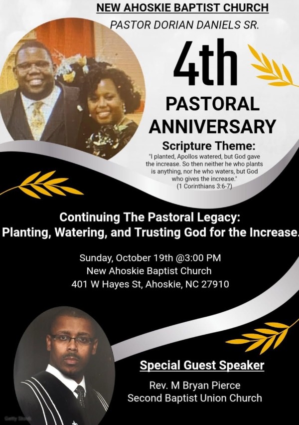 Featured Item Pastor's Anniversary
