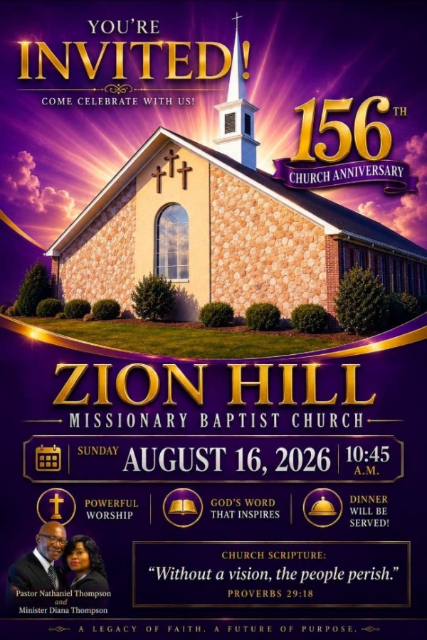 Decorative Featured Item 156th Church anniversary